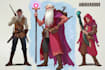 design stunning dnd fantasy rpg character paintings with cosmic elements