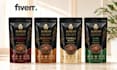 design professional label packaging and pouch packaging designs