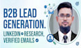 do b2b lead generation, verified email list, targeted leads