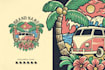 do amazing attractive beach logo design