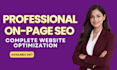 do advanced wordpress and shopify on page SEO with technical audit