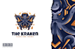 do modern creative professional kraken logo