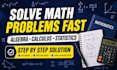 teach maths and help you understand algebra calculus and statistics