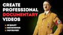 create professional documentary videos
