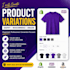 create product variation on shopify, woocommerce, amazon