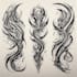 create a professional tribal tattoo design