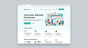 create modern landing page UI UX