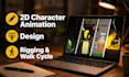 create a custom 2d character animation from scratch