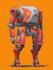 do anime style mecha robot illustrations