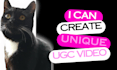 feature my tuxedo cute cat on video