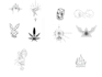 mini tattoo flash and medium
