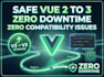 safely migrate vue 2 to vue 3 with zero downtime and compat