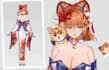 draw live2d vtuber model, vtuber rigging, live 2d anime avatar for vtube studio