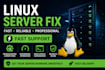 fix linux server issues, errors and performance problems
