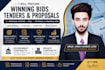 prepare winning bids, tenders, proposals writing, and rfqs