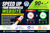 optimize wordpress speed and improve google pagespeed score