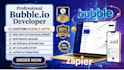 build bubble app, bubble io website development, zapier automation