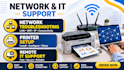 fix network issues, wifi, lan, IP configuration remotely