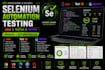 test website and andriod apps using manual , automation testing