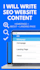 write seo website content