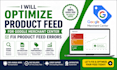 optimize product feed for google merchant center and fix feed errors