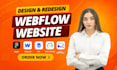 do webflow website, webflow website design and   webflow developer