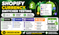 do shopify sandbox testing with shopify currency switcher for geo ip coding