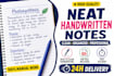convert handwritten notes into PDF or word professionally