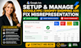 setup and manage google ppc adword shopify shopping ads fix misrepresentation