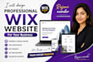 professional and responsive wix website design