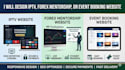 iptv, forex mentorship, event booking website, wordpress, wix website, elementor