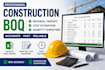 do construction cost estimation, boq and material takeoff