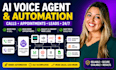 develop ai voice agent ai calling agent with vapi ai n8n zapier automation