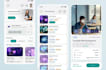 create online course app like udemy, ai quiz, duolingo ai languages learning app