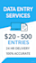 do fast and accurate data entry