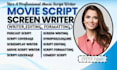 write movie script screenwriting comedy scripts podcast script, script coverage