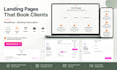 create a wordpress landing page with booking automation