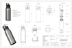 create 2d and 3d mechanical drawings activewear techpack with technical drawing