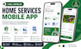 develop a home maintenance, lawn care, cleaning services app, laundry services
