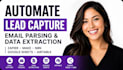 automate lead capture email parsing data extraction zapier google sheet airtable