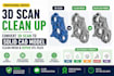 convert 3d scan to solid cad model, clean mesh and repair stl, obj files