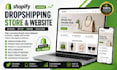 create shopify dropshipping store or shopify website