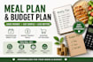 create a personalized meal and budget plan