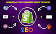 migrate wix to shopify, wordpress migration, squarespace, woocommerce to shopify
