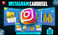 design instagram carousel posts, social media carousel ads and marketing posts