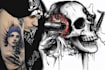 design custom butterfly tattoo illustration