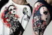 create custom cyber sigil tattoo illustration