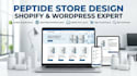 do research peptide website, wordpress website and peptide website in shopify
