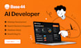 build base44 webapp, base44 database fix and backend integration with base44 app