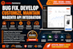 bug fix, develop, customize, maintain ecommerce magento migrate api integration